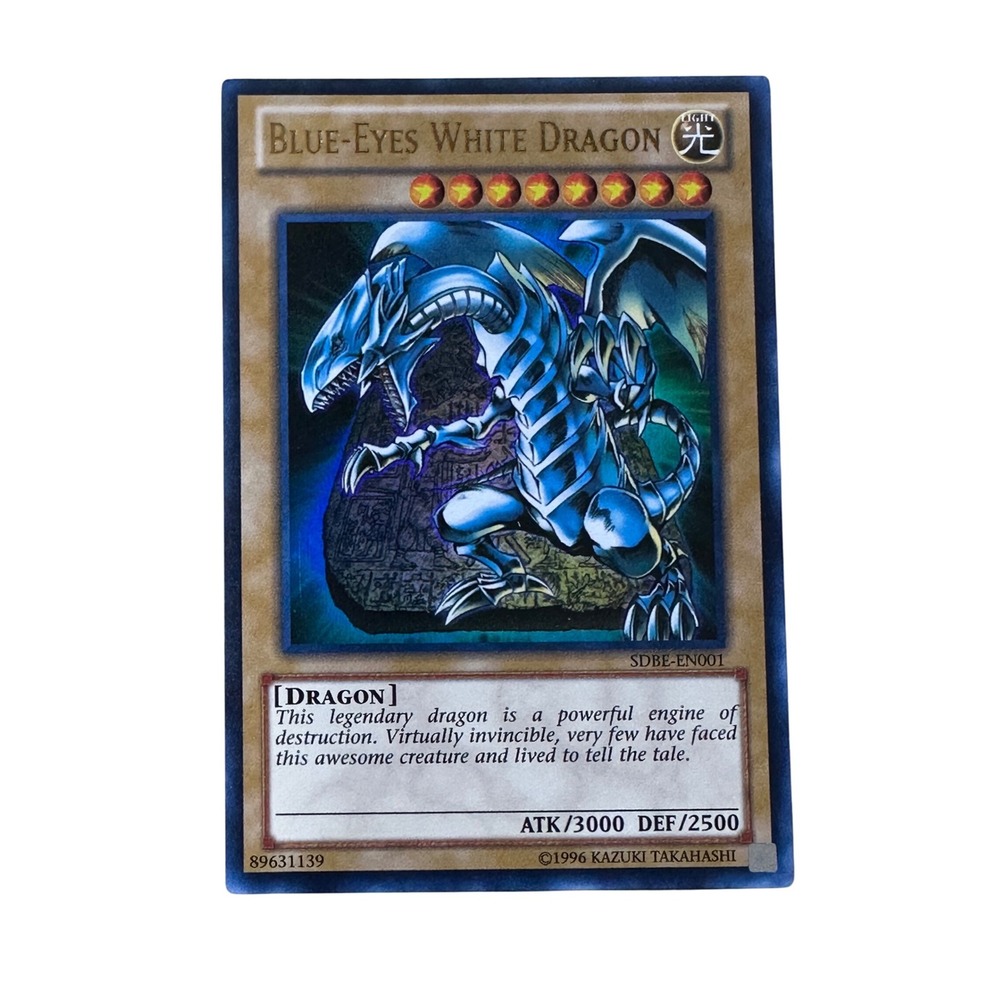 Blue Eyes White Dragon YuGiOh Card‎ SDBE-EN001 Kaiba Unlimited Edition MP/LP